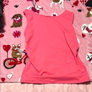 Pink Rose open back blouse